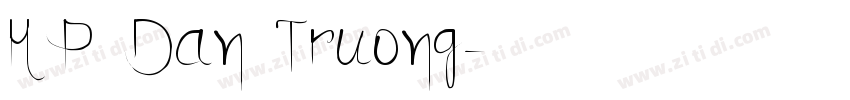 HP Dan Truong字体转换